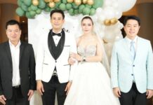 บรรยากาศ!!! อดีตนักแสดง เควิน ฌ็อง โดนาท์ ควง นางแบบ นาตาลี วิชัยดิษฐ์ ฉลองวิวาห์ หวานชื่น