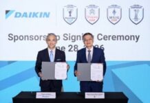 Daikin บริษัทผู้ผลิตเครื่องปรับอากาศอันดับ 1 ของโลก ร่วมเป็นพันธมิตรการแข่งขัน ASEAN United FC